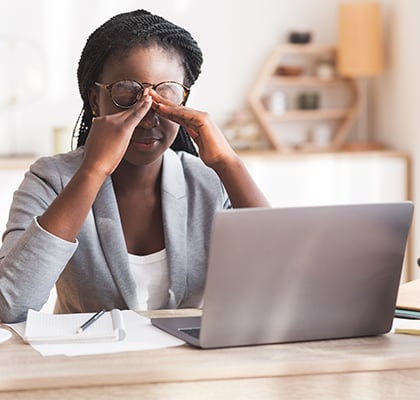 A woman feels lethargic and may be in need of a proper boost to her body's natural detoxification process.